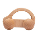 1PC Baby Toy Beech Wood Blocks Cartoon Car Educational Montessori Toys Children Teething Play Gym Baby Birthday Gift Products