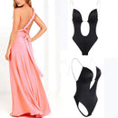 Sexy Full Bodyshaper Bra Women Deep V Convertible Bra Thong Shapewear Backless Invisible Push Up Underwear Slimming Bodysuit