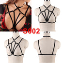 Pentagram Harness For Women Cheapest Garter Belt Erotic Goth Accessories Bondage Cupless Bra Festival Clothes Rave Sexy Lingerie