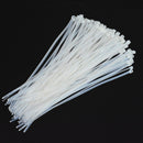 Self-locking plastic nylon cable tie 100 pieces white 5x300 cable tie fastening ring 3x200 industrial cable tie cable tie set