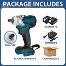 Brushless Cordless Electric Impact Wrench 18V Rechargeable Wrench Power Tool Compatible with Makita Battery Electric wrench