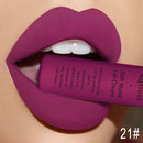 QIBEST Brand 34 Colors Liquid Lipstick Waterproof Matte Nude Lipstick Pigment Red Long Lasting Lip Gloss Women Makeup Lipgloss