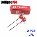 Foxeer Antenna Lollipop 4 V4 FPV Antenna 5.8G 2.6Dbi Stubby RHCP SMA RPSMA UFL Straight/Angle MMCX 7.2g For FPV RC Racing Drone