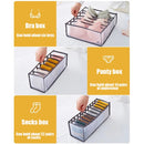 Underwear Storage Organizer for Clothes Separated Socks Shorts Bra Storage Boxs Dormitory Closet Organizer Drawer Washable