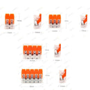 (30&50Pieces) Lever Nuts-3 New style compact Splicing Connectors Quick Disconnect Wire Connectors AWG 24-12