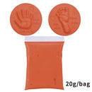 2021E Baby Care Air Drying Soft Clay Baby Handprint Footprint Imprint Kit Casting Parent-Child Hand Inkpad Fingerprint Kids Toys