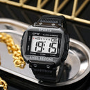 Super Easy to Read Scratch Proof Case 5ATM Water Resistant Digital Watch for Outdoor Sport