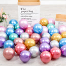 10Pcs 20pcs 5inch Gold Silver Purple Green Blue Metal Balloon Wedding Balloons Happy Birthday Latex Metal Chrome Ballon Decor