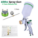 WENXING Professional HVLP Spay Gun 1.4/1.7/2.0mm Nozzle Gravity Airbrush For Car Painting
