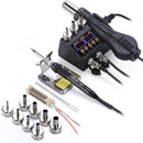 JCD 8898 750W Soldering Station 2 in 1 LCD Digital display Rework Welding Station Kit Soldering Iron Hot Air Repair Solder tools