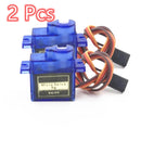 2 Pcs SG90 9G Micro Mini Servos SG90 Servo for RC 250 450 Helicoper Airplane Car ship Boat Robot MG90S