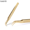 1 Pcs Eyelashes Tweezers Stainless Steel superhard Tweezers High Precision Anti-static tweezers for Eyelash Extensions