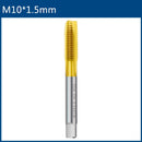 HSS Titanium Coating Screw Tap Drill Bit M2 M2.5 M3 M3.5 M4 M5 M6 M8 M10 M12 Metric Straight Flute Thread Tap Hand Tools