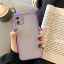 Solid Colors Silicone Shock Proof Phone Case For iPhone 11 Pro Max XR XS Max 6S 8 7 Plus