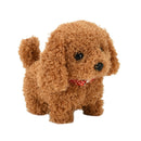 Walking Barking Cute Puppy Pet Dog Toy with Battery Control Halloween Birthday Gift for Boys Girls Kawaii Electronic Plush Toys