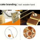Customized LOGO Leather stamp Copper Brass Wood Paper Skin Bread Cake Die Heating Emboss Mold Letter Metal Stamp Brand iron skin