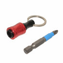 1/4inch Hex Shank Aluminum Alloy Screwdriver Bits Holder Extension Bar Drill Screw Adapter Quick Release Keychain Easy Change