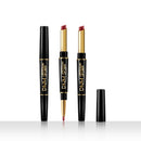 2 IN 1 Lip Liner Waterproof Matte Lipstick Pencil Contour Tint Sexy Red Matte Long Lasting Moisturizer Lipliner Cosmetics TSLM1