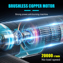 Drillpro 18V 125/100mm Brushless Impact Angle Grinder Cordless Cutting Machine Polisher Power Tools compatible Makita Battery