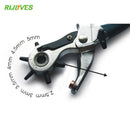 5 Hole Size Household Belt Hole Puncher Leather Punchers Tools Leathercraft Punching Machine Hand Pliers Tool Sewing Crafts