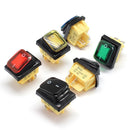 on off 30A/250V Heavy Duty 4 pin DPST IP67 Sealed Waterproof T85 Auto Boat Marine Toggle Rocker Switch with LED 12V 220V 30x22