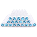 20Pcs Reusable Eyebrow Brush Tube Dust-Proof Eyelash Brush Tube Replaceable Makeup Brushes Mascara with New Eyelash Resin Drill