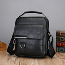 JEEP BULUO Luxury Brand Men Crossbody Messenger Bags Business Casual Handbag Male Spliter Leather Shoulder Bag Large Capacity