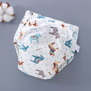 Hot 6 Layer Waterproof Reusable Cotton Baby Training Pants Infant Short Underwear Cloth Baby Diaper Nappies Panties for Children