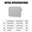 Laptop Sleeve Case 13.3 14 15.4 15.6 Inch Notebook Travel Carrying Bag for Macbook Air Pro 14 inch Shockproof Case for Men Women