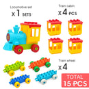 Colorful DIY Building Blocks Big Size Brick Bulk Bricks Base Plates Compatible With Duplo Kids Educational Toys For Children