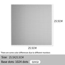 32*32 50*50 Dots Classic Base Plates Blocks DIY Small Size City Road Bricks Baseplates Construction Building Toys For Kids Gifts