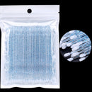 Crystal Disposable Eyelash Brushes Swab Microbrushes Eyelash Extension Tools Individual Eyelashes Removing Tools Applicators