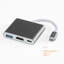Rankman Type-C to 4K HDMI-compatible VGA USB C 3.0 Hub Adapter for MacBook Nintendo Samsung S20 Dex Huawei P30 Dock Xiaomi 10 TV