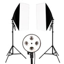 Photo Studio Softbox 50*70cm Diffuser 4 in 1 Socket E27 Lamp Holder 2M Light Stand Tripod Photo Studio Kit for Photography Video