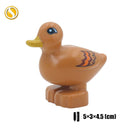 Original Big Size Assemble Building Blocks Accessory Toys For Children Compatible Big Size Animals Sets Zoo Bricks Baby Gifts