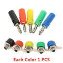 10Pcs/set Male Female J072 4mm Banana Plug Male And Female To Insert Connector Banana Pin DIY Model