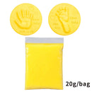 2021E Baby Care Air Drying Soft Clay Baby Handprint Footprint Imprint Kit Casting Parent-Child Hand Inkpad Fingerprint Kids Toys