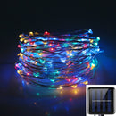 Solar Garden Festoon String Lights Outdoor Waterproof Street Fairy Garland New Year Party Christmas Backyards Decoration Lamp
