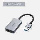 Hagibis USB 3.0 to HDMI-compatible VGA Adapter 1080P Multi-Display 2in1 USB to HDMI-compatible Converter for Windows 7/8/10 OS