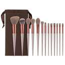 13PCS Professional Makeup Brush Set Cosmetic Powder Eye Shadow Foundation Blush Blending Concealer Beauty Make Up Tool Brushes