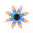 Whirling Running Animation Fidget Spinner Gyro Cartoon Anime Running Dynamic Hand Spinner for Children Adult Stress Relief Toys