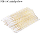 50pcs Disposable Eyelashes brush Individual Lash Removing Cleaning Mascara Applicator Makeup Brushes For Eyelash Extension Tool