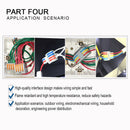 1 Input 2/3/4/5 Output Splitter Quick Spring Splicing Wire Connector Electric Cable Terminal Block Push In With Operation Lever