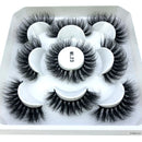 2022 New 5 pairs natural false eyelashes fake lashes long makeup 3d mink lashes eyelash extension mink eyelashes short eyelashes