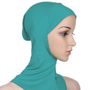 New Fashion Muslim Underscarf Women Veil Hijab Islamic Soft Cotton Solid Color Elastic Comfortable Breathable Casual Turbans