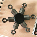 Anime Game Weapon Fidget Spinner Colorful Metal Zinc Alloy Ninja Shuriken Darts Hand Spinner Smooth Electroplate Fidget Gryo Toy