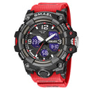 Sport Watch Military Watch For Men Alarm Clock Stopwatch LED Digital Back Light Dual Time Display 8008 Men&