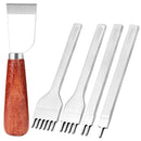 KAOBUY Professional Leather Craft Tools Kit Hand Sewing Stitching Punch Carving Work Saddle Set Accessories DIY Tool Set