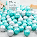 10Pcs 20pcs 5inch Gold Silver Purple Green Blue Metal Balloon Wedding Balloons Happy Birthday Latex Metal Chrome Ballon Decor