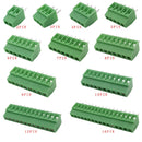 2.54mm/0.1" Pitch PCB Screw Terminal Block Connector 2P 3P 4P 5P 6P 7P 8P 9P 10P 12P 16Pin Terminals 150V 6A for 26-18AWG Cable